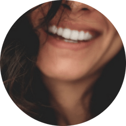 woman smiling