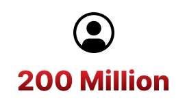 200 million users