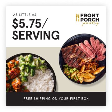 Front Porch Pantry email design by Disruptive Advertising
