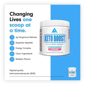 Keto Boost creative by Disruptive Advertising