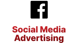 Facebook icon, social media advertising