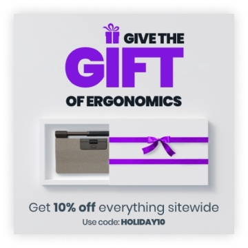 holiday sale for ergonomic keyboard creative by Disruptive Advertising