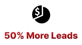 50% more leads