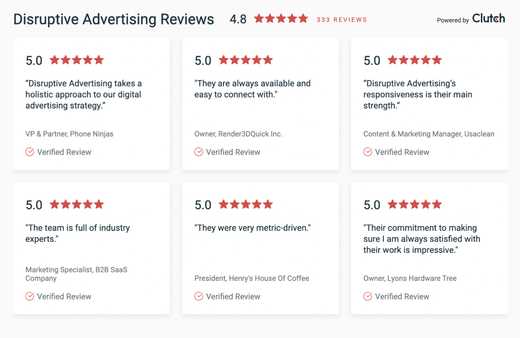 Top PPC Agency | Digital Marketing Agency | Disruptive Advertising